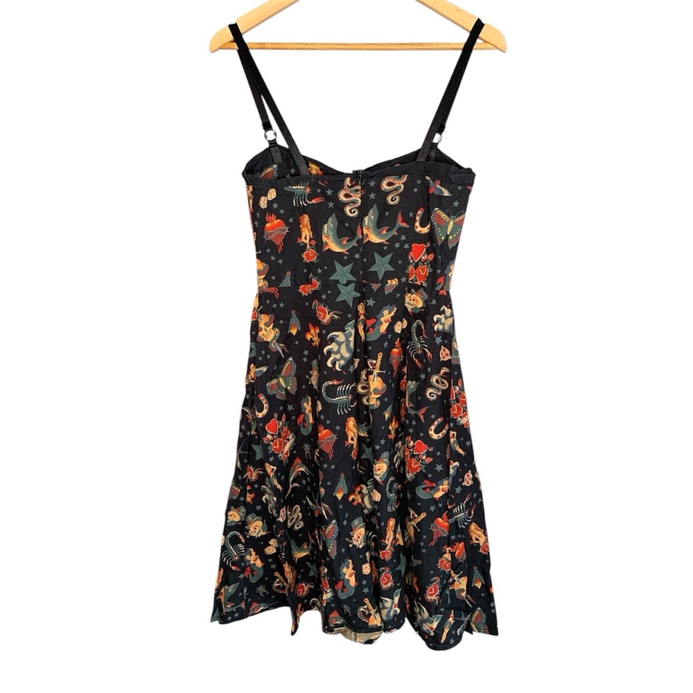 Living Dead Souls Women's Dress Small Rockabilly Goth Steampunk